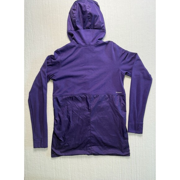 Adidas Women’s ClimaWarm Hoodie Purple Half Zip Pullover Jacket Size M - Picture 9 of 10